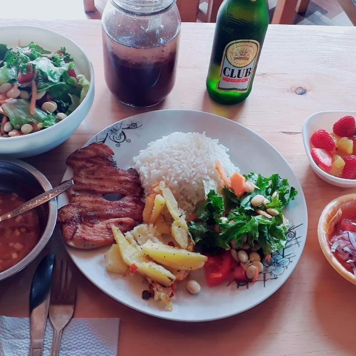 Hostal Dona Clarita & Vegetarian Food Chugchilan Bagian luar foto
